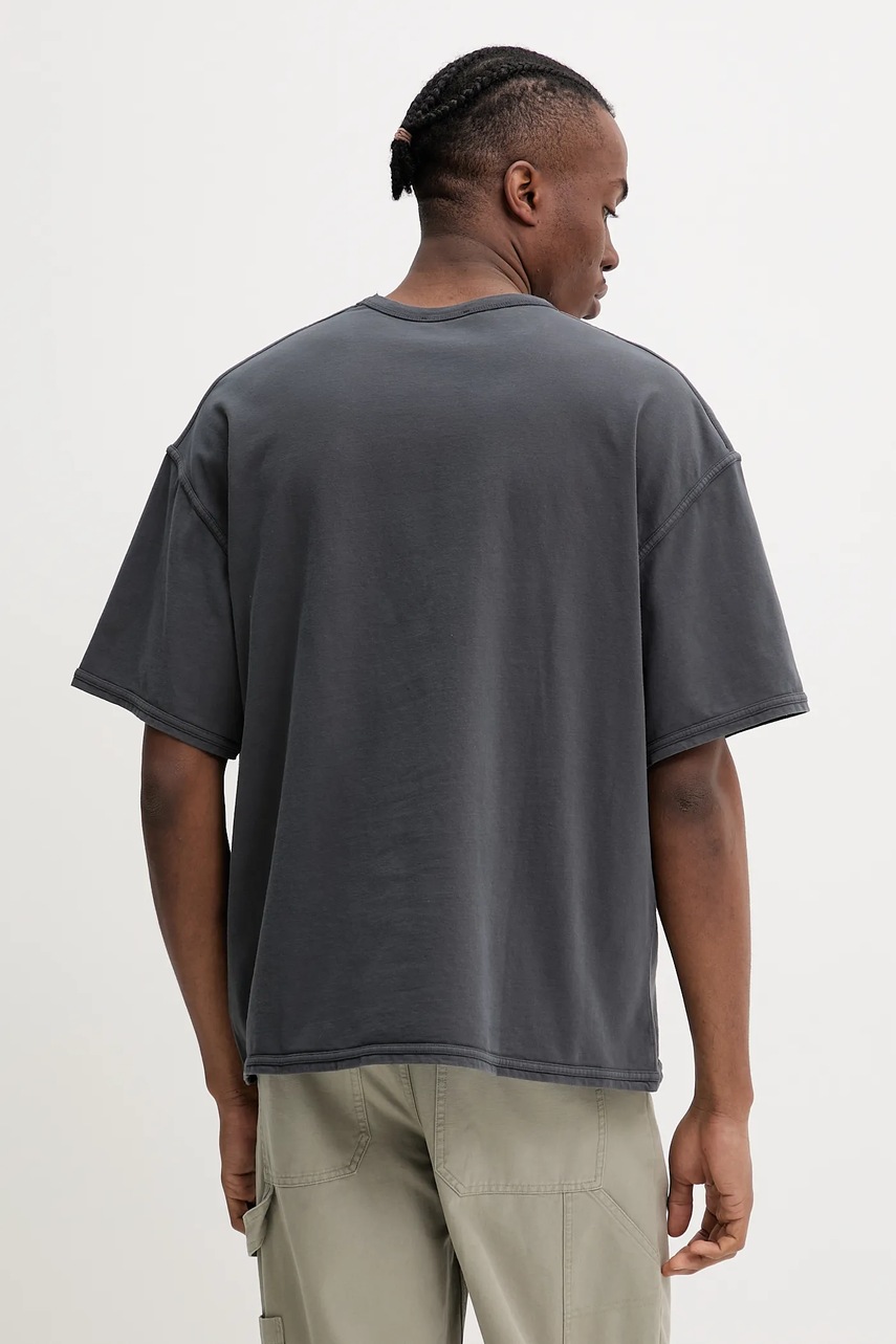 Βαμβακερό μπλουζάκι American Vintage ανδρικό, χρώμα: γκρι, MFAZ02CE25 φωτογραφία