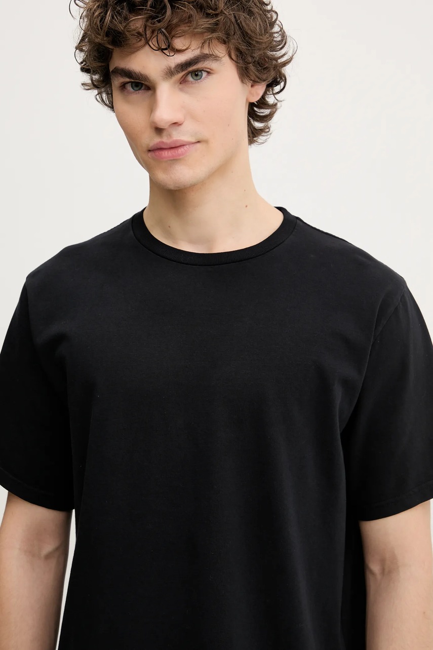 Βαμβακερό μπλουζάκι American Vintage ανδρικό, χρώμα: μαύρο, MFIZ25BE25 φωτογραφία