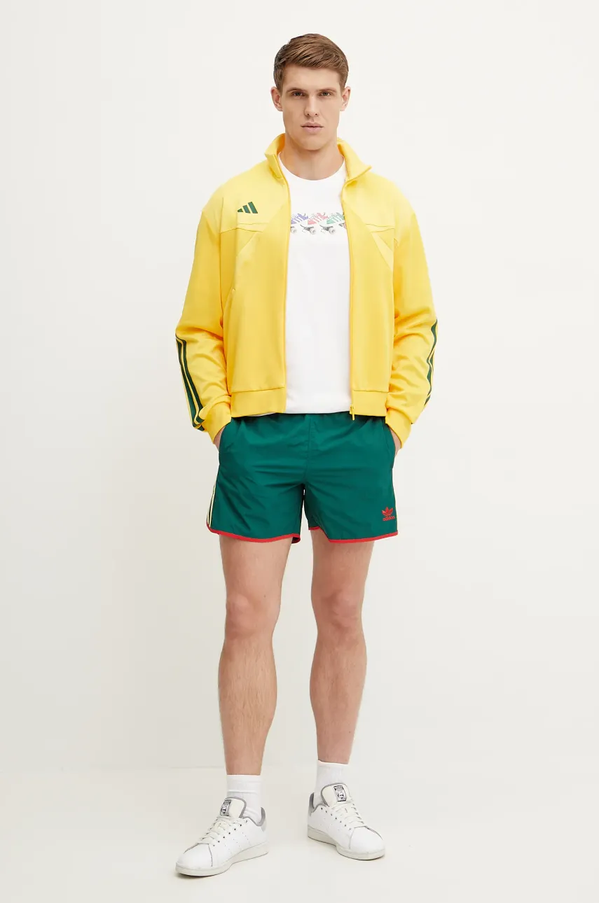Хлопковая футболка adidas Originals Q12 TS Roller мужская цвет белый с принтом JD0706 Хлопковая футболка adidas Originals Q12 TS Roller мужская цвет белый с принтом JD0706