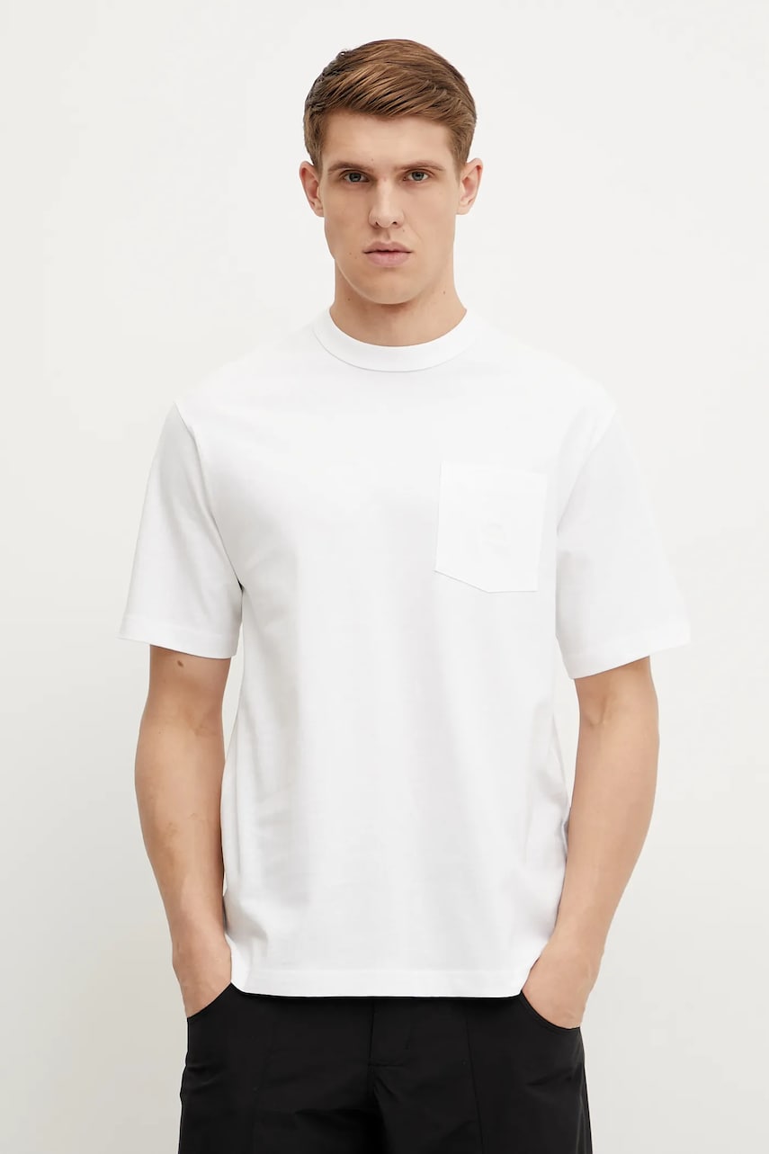 Levně Bavlněné tričko The North Face Dome Relaxed bílá barva, NF0A8C3PFN41