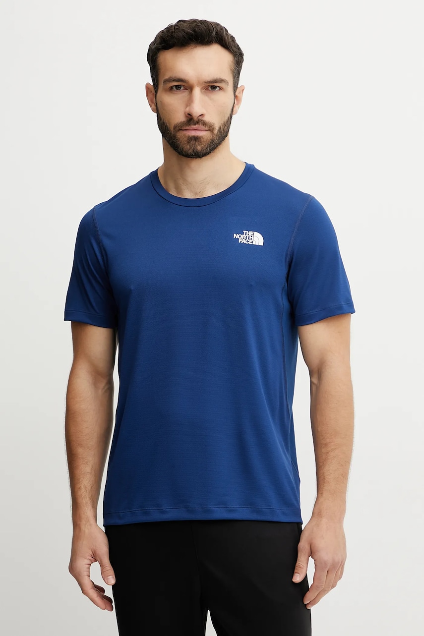 The North Face tricou sport Lightbright culoarea bleumarin, uni, NF0A825OD1R1 The North Face tricou sport Lightbright culoarea bleumarin, uni, NF0A825OD1R1