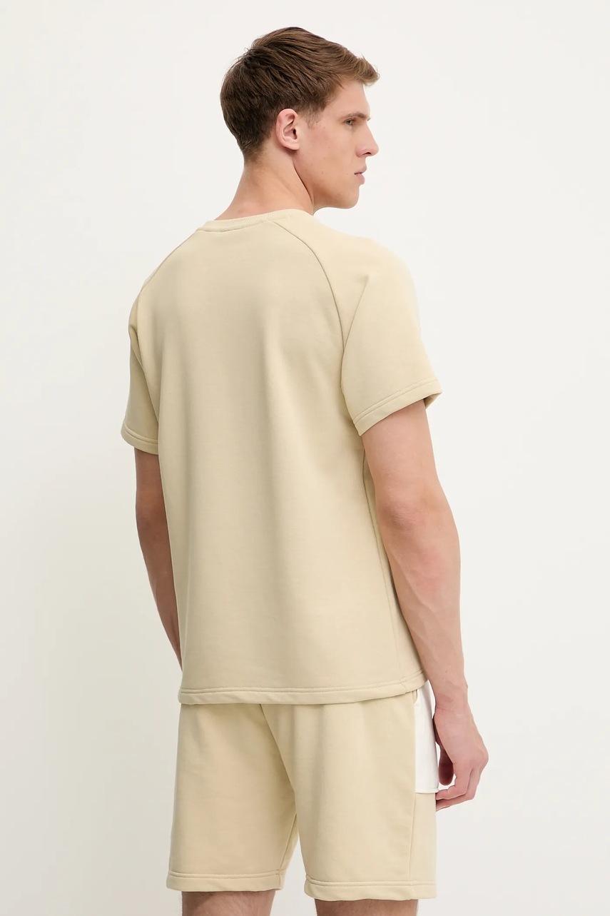 Μπλουζάκι The North Face Terry Relaxed χρώμα: μπεζ, NF0A8C283X41 φωτογραφία