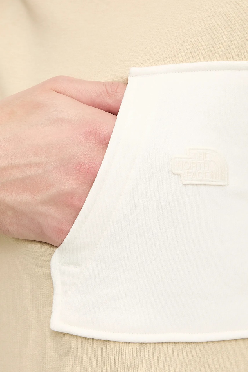 Μπλουζάκι The North Face Terry Relaxed χρώμα: μπεζ, NF0A8C283X41 φωτογραφία