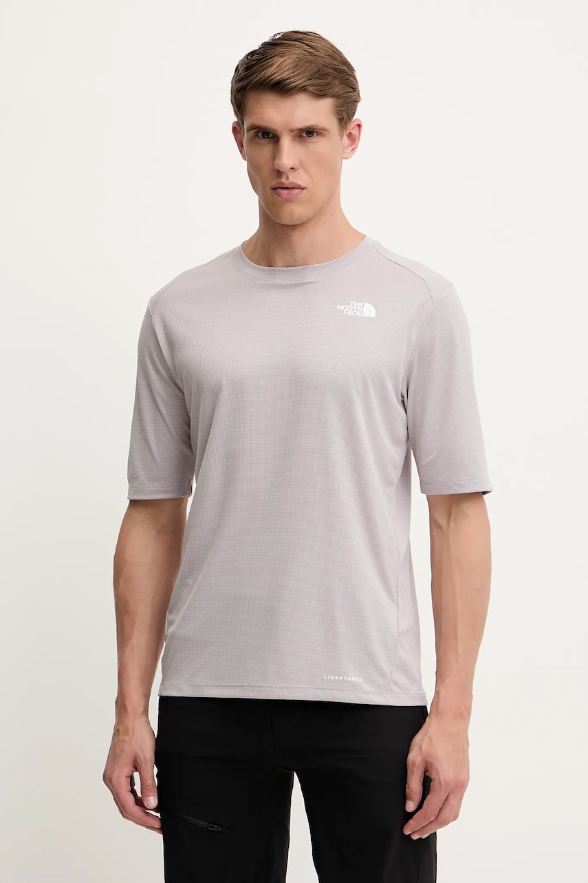 Levně Sportovní triko The North Face Shadow pánské, béžová barva, NF0A87TU1OA1