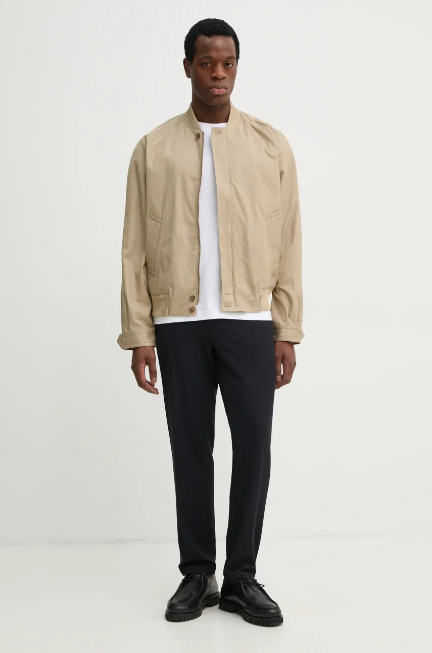 Хлопковая футболка Filippa K мужская цвет белый однотонная 31260 Хлопковая футболка Filippa K мужская цвет белый однотонная 31260