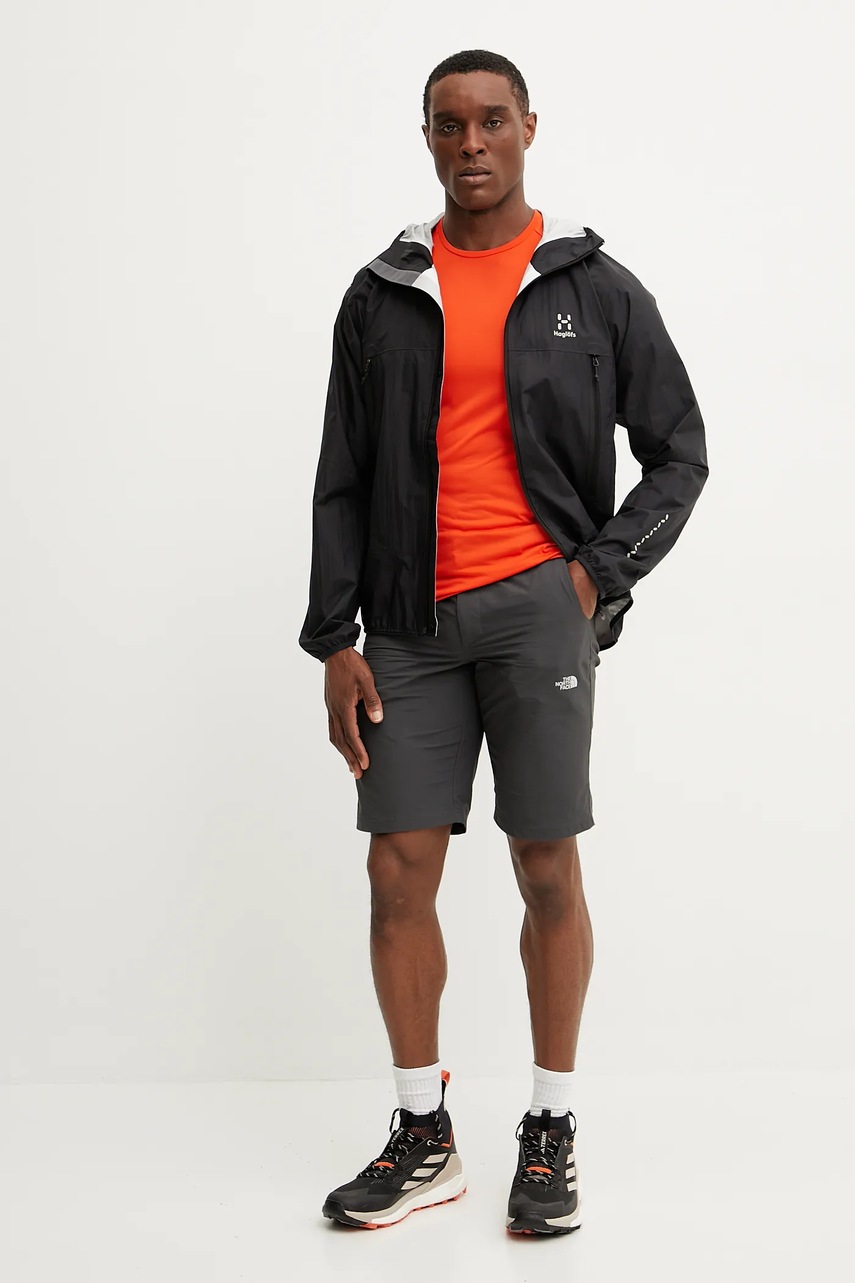 Футболка Haglöfs L.I.M цвет оранжевый однотонная 607861