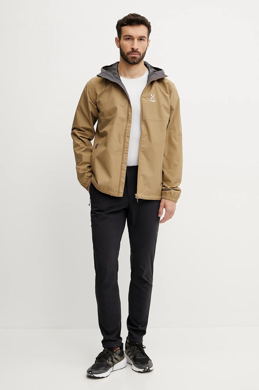 Παντελόνι εξωτερικού χώρου Haglöfs L.I.M Fuse II χρώμα: μαύρο, 607640 φωτογραφία