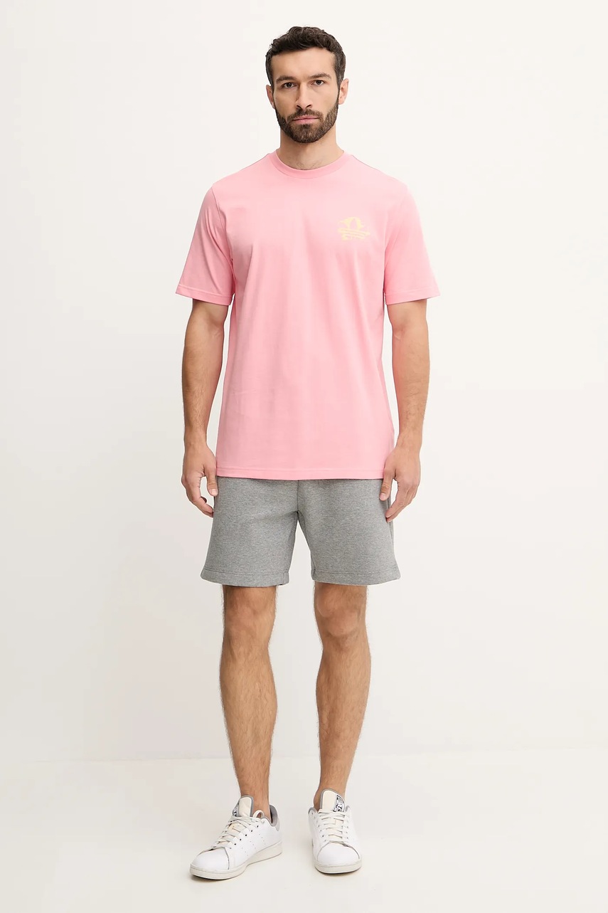 Хлопковая футболка adidas Originals Graphic Tee цвет розовый с принтом KC4957