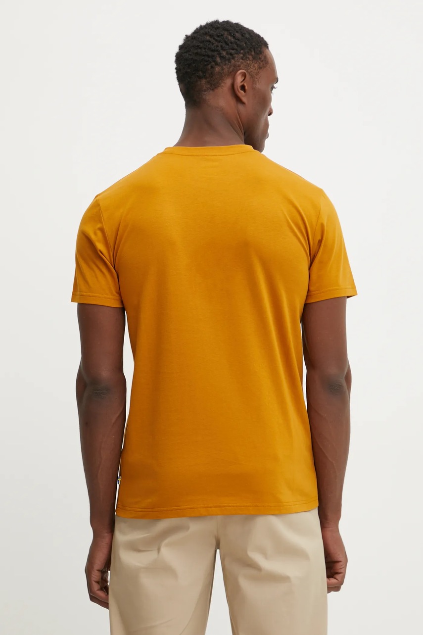 Αθλητικό μπλουζάκι Fjallraven Fjällräven Fox χρώμα: καφέ, F87052 φωτογραφία