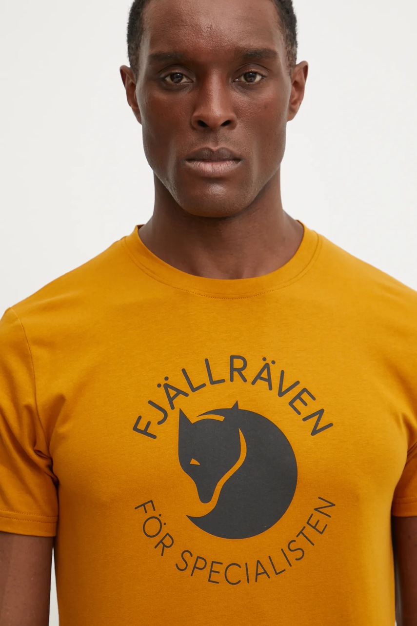 Αθλητικό μπλουζάκι Fjallraven Fjällräven Fox χρώμα: καφέ, F87052 φωτογραφία