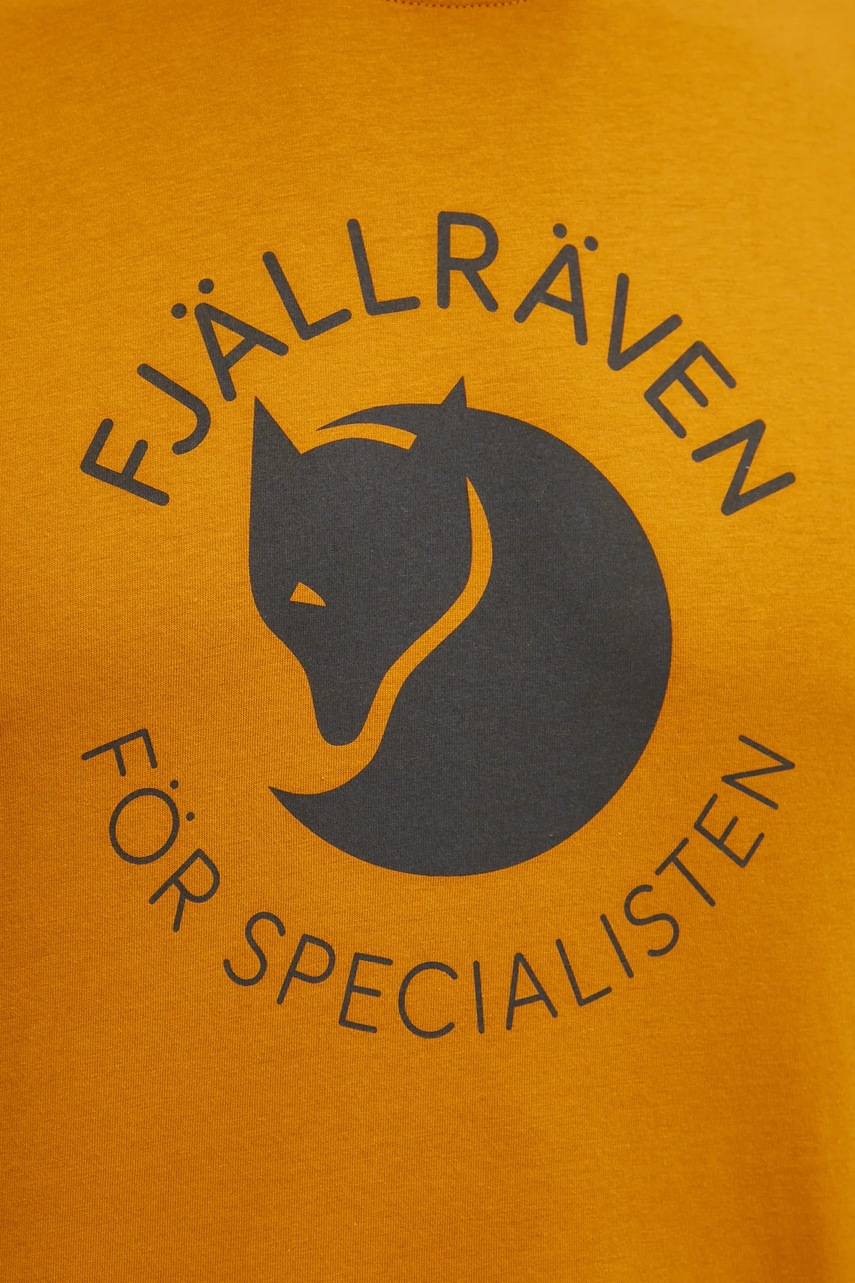 Αθλητικό μπλουζάκι Fjallraven Fjällräven Fox χρώμα: καφέ, F87052 φωτογραφία