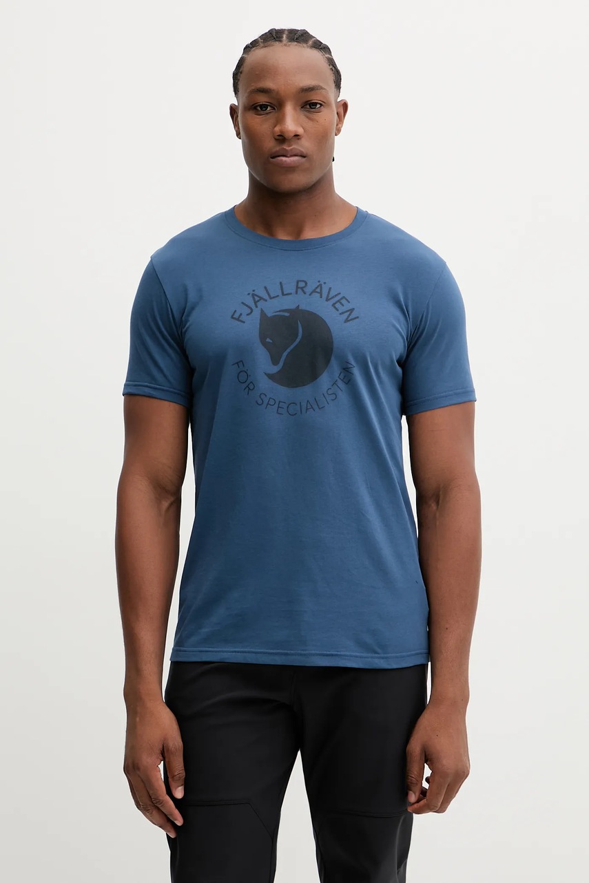 Fjallraven tricou sport Fjällräven Fox culoarea verde, cu imprimeu, F87052
