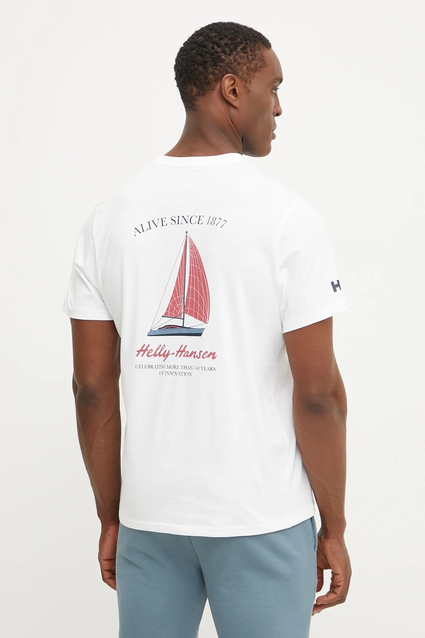 Helly Hansen t-shirt bawełniany SHORELINE