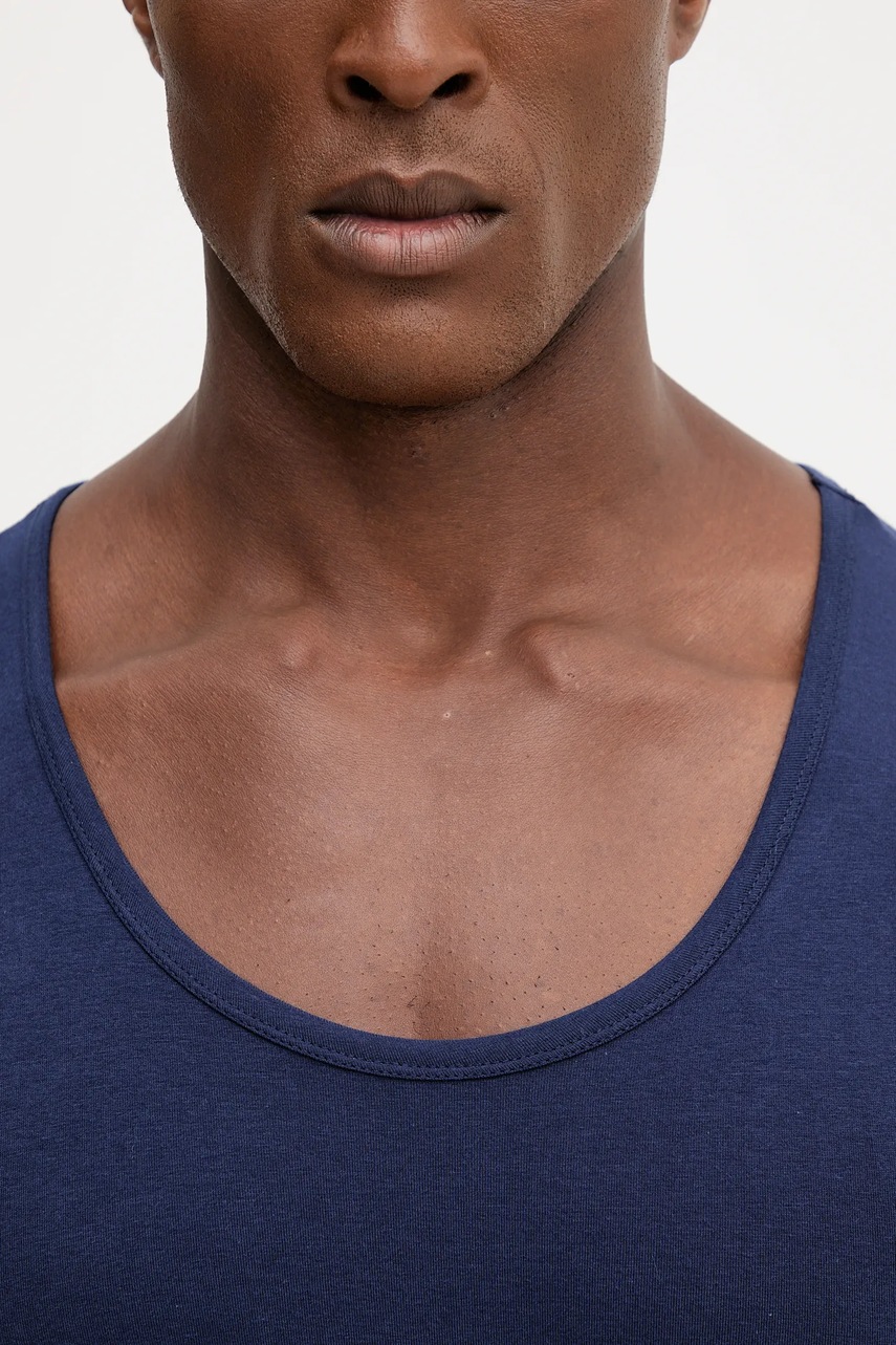 United Colors of Benetton top pánský bavlněný s elastanem (obrázek 5)