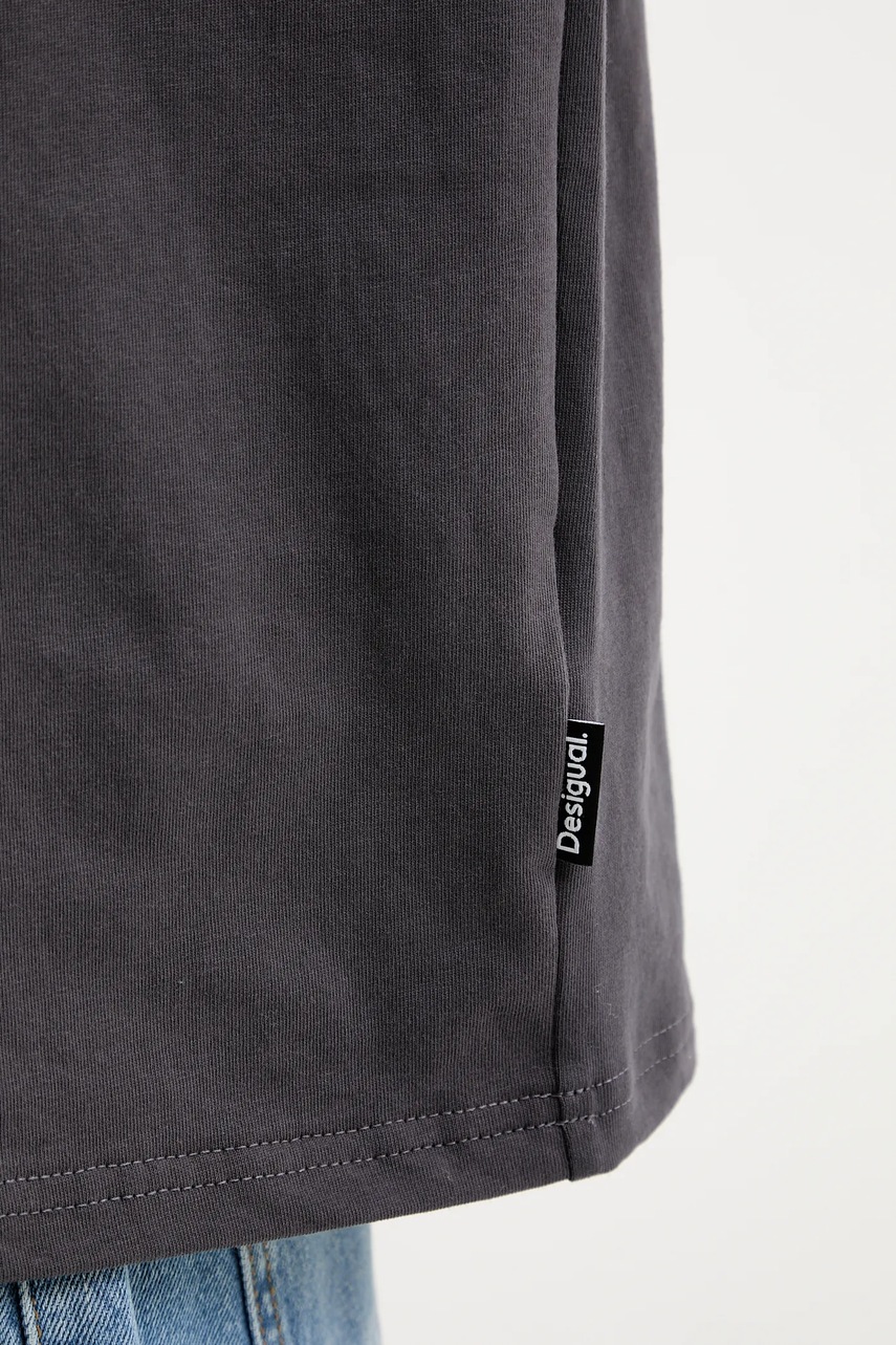 Βαμβακερό μπλουζάκι Desigual GRANADA φωτογραφία