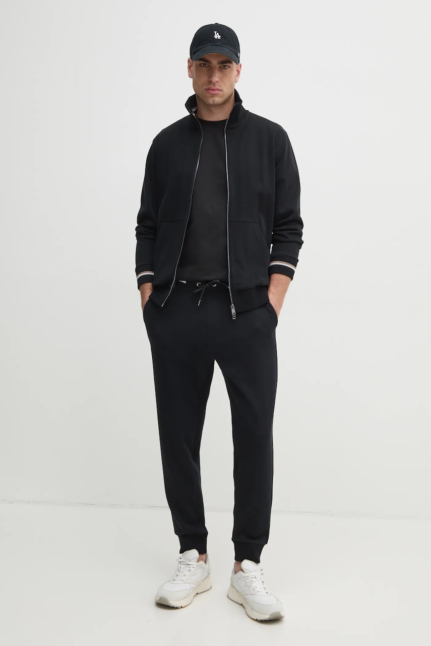 Хлопковая футболка Calvin Klein мужская цвет чёрный с принтом K10K114158 Хлопковая футболка Calvin Klein мужская цвет чёрный с принтом K10K114158