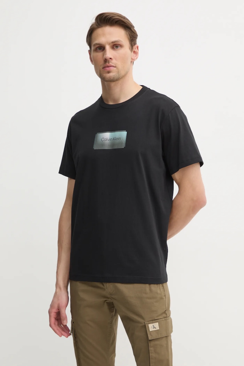 Βαμβακερό μπλουζάκι Calvin Klein