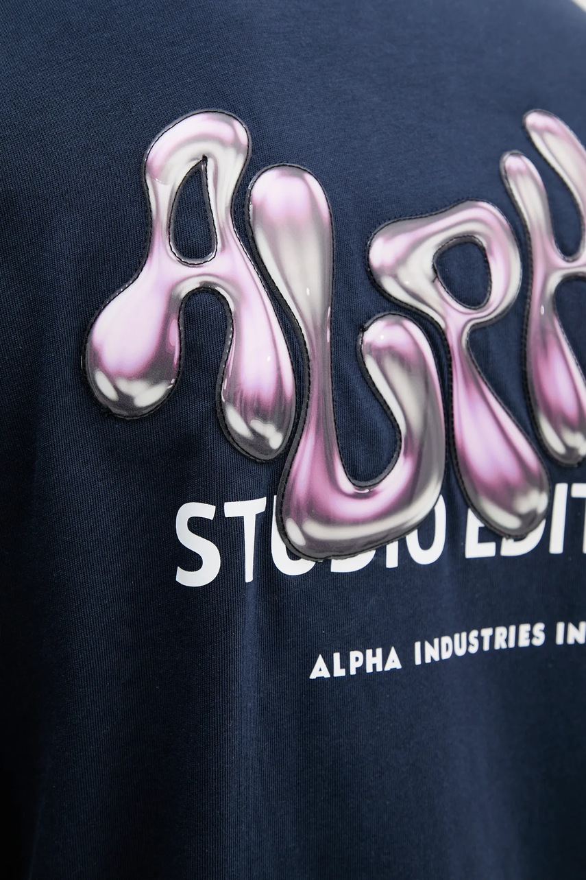 Βαμβακερό μπλουζάκι Alpha Industries Studio Edition BP T φωτογραφία