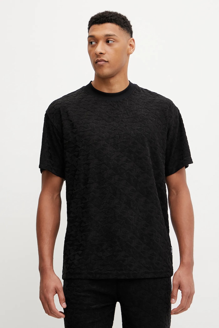 Ellesse tricou Apricale culoarea negru, cu imprimeu, SHZ21896
