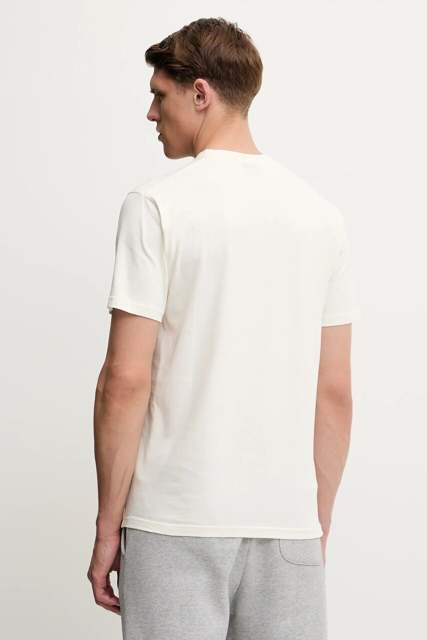 Ellesse pamut póló Mellino bézs, nyomott mintás, SHZ21848 termék 2. képe