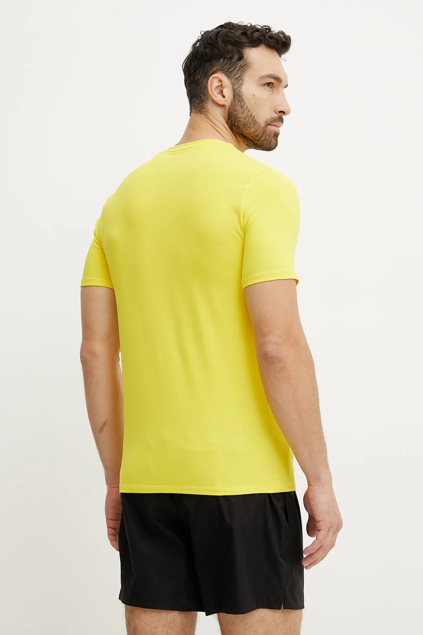 Guess t-shirt sárga, férfi, nyomott mintás, F5GI00 J1314 termék 2. képe