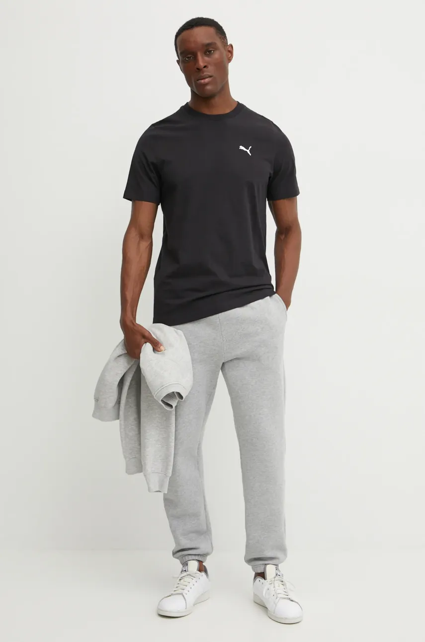 Футболка Puma мужская цвет чёрный однотонная 682538 Футболка Puma мужская цвет чёрный однотонная 682538