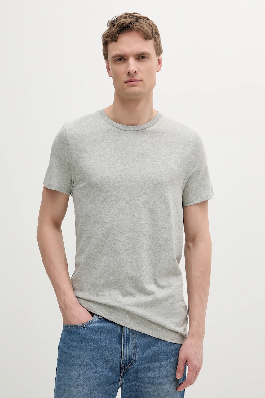 Хлопковая футболка lounge Calvin Klein Underwear 3 шт мужская однотонная LV00NB4051 Хлопковая футболка lounge Calvin Klein Underwear 3 шт мужская однотонная LV00NB4051