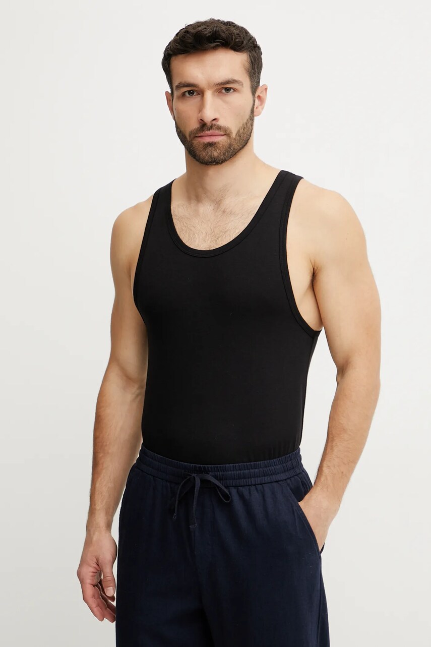 Levně Tričko Calvin Klein Underwear 3-pack černá barva, LV00NB4184