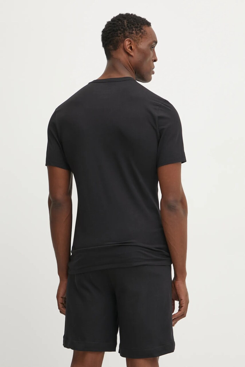 Футболка Calvin Klein Underwear 3 шт мужская цвет чёрный однотонная LV00NB4186 Футболка Calvin Klein Underwear 3 шт мужская цвет чёрный однотонная LV00NB4186
