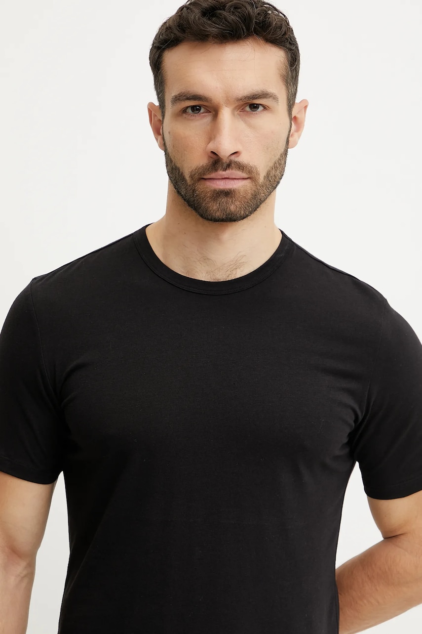 Футболка Calvin Klein Underwear 3 шт мужская цвет чёрный однотонная LV00NB4185 Футболка Calvin Klein Underwear 3 шт мужская цвет чёрный однотонная LV00NB4185