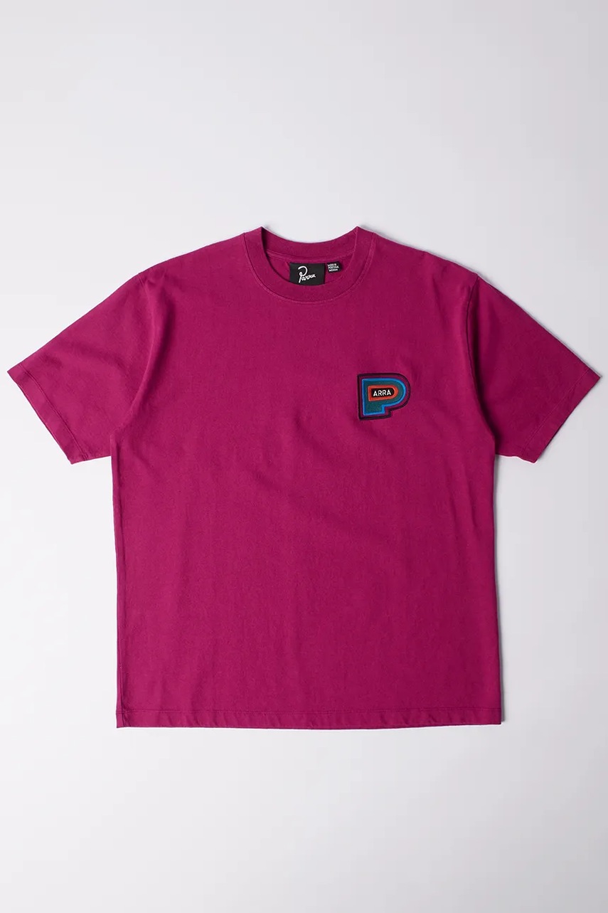 by Parra tricou din bumbac Repeat pea culoarea roz, 53415