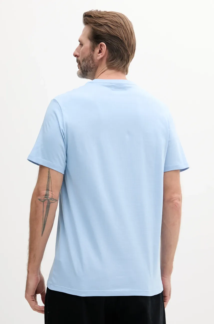 Хлопковая футболка Calvin Klein Jeans мужская однотонная LV040HM265 Хлопковая футболка Calvin Klein Jeans мужская однотонная LV040HM265