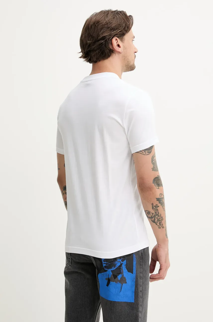 Футболка Karl Lagerfeld Jeans мужская цвет белый с принтом A2M17074 Футболка Karl Lagerfeld Jeans мужская цвет белый с принтом A2M17074