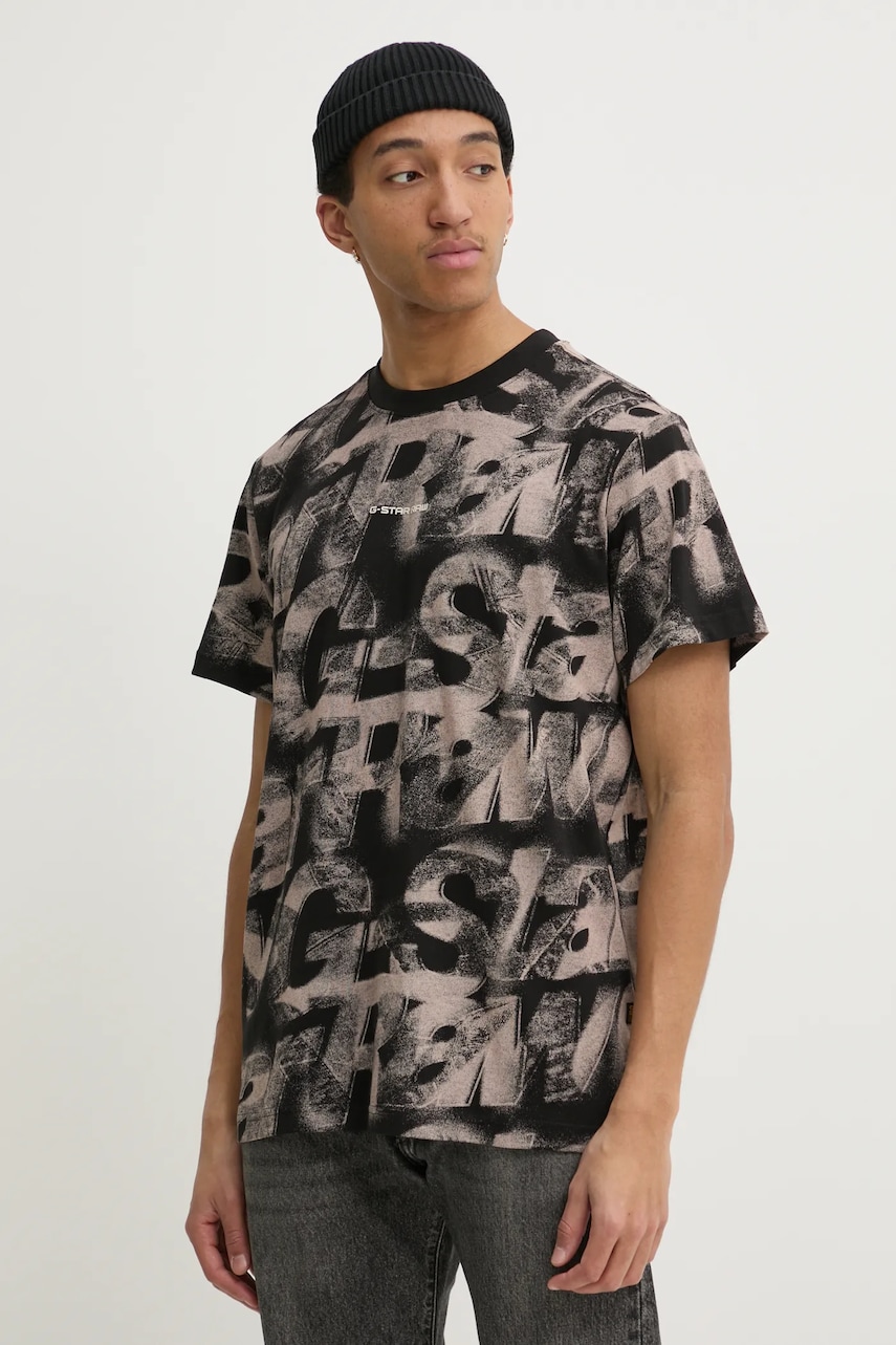 G-Star Raw tricou din bumbac barbati, culoarea negru, modelator, D26290-C338
