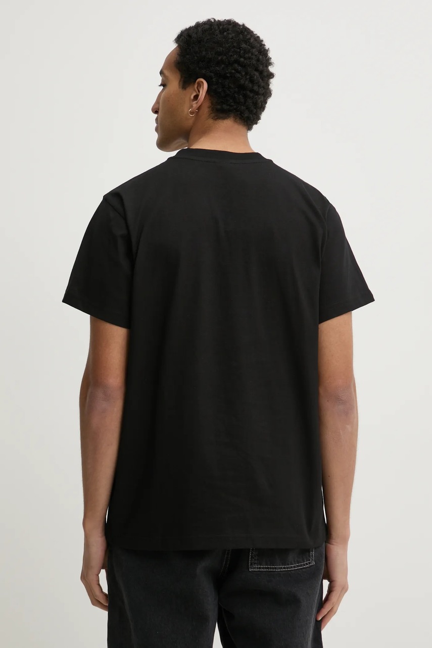 Βαμβακερό μπλουζάκι G-Star ανδρικό, χρώμα: μαύρο, D26478-C336 φωτογραφία