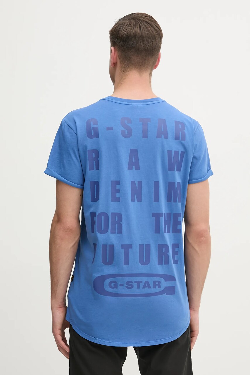 G-Star tricou din bumbac bărbați, uni, D25971-2653