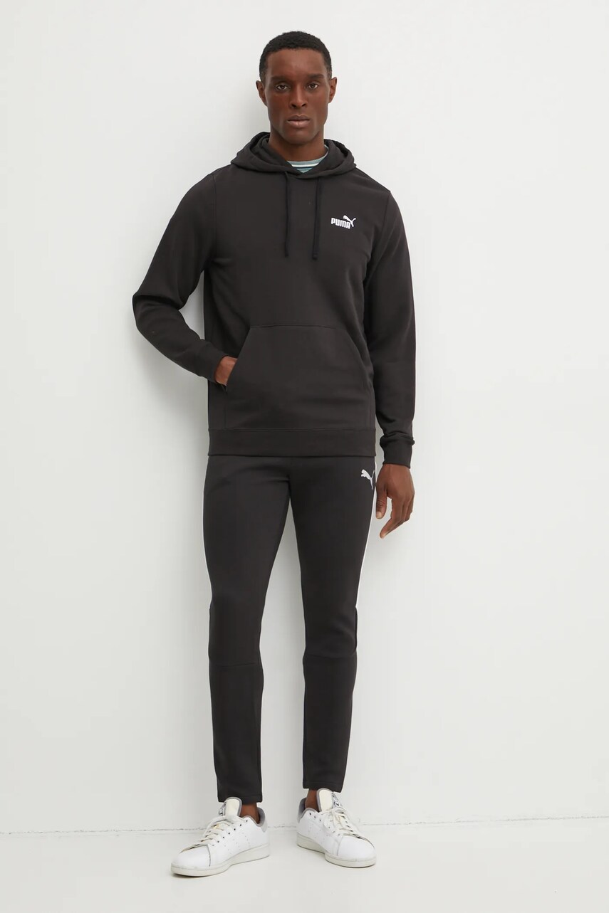 Хлопковая футболка Puma мужская цвет зелёный однотонная 629394 Хлопковая футболка Puma мужская цвет зелёный однотонная 629394