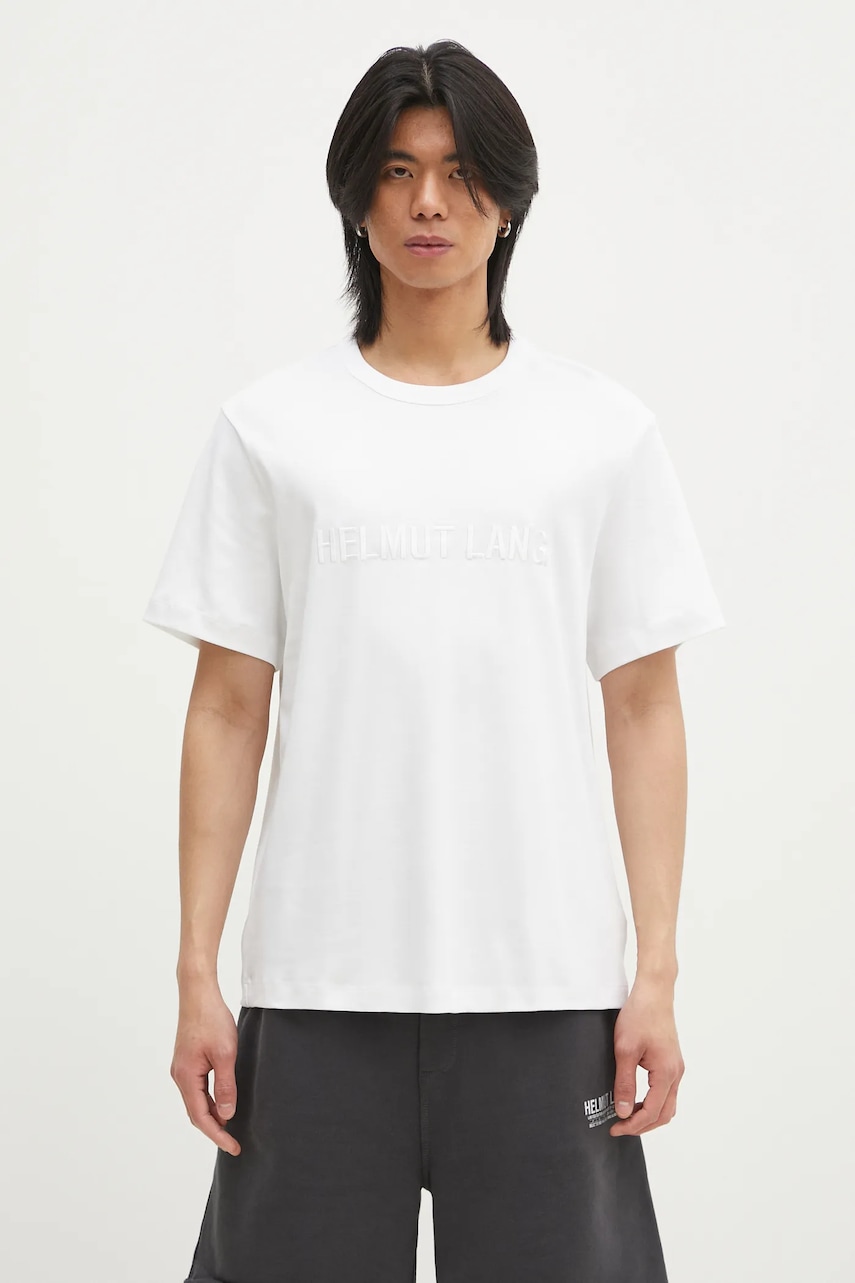 Helmut Lang tricou din bumbac Logo Ov Tee.Hvy Ever
