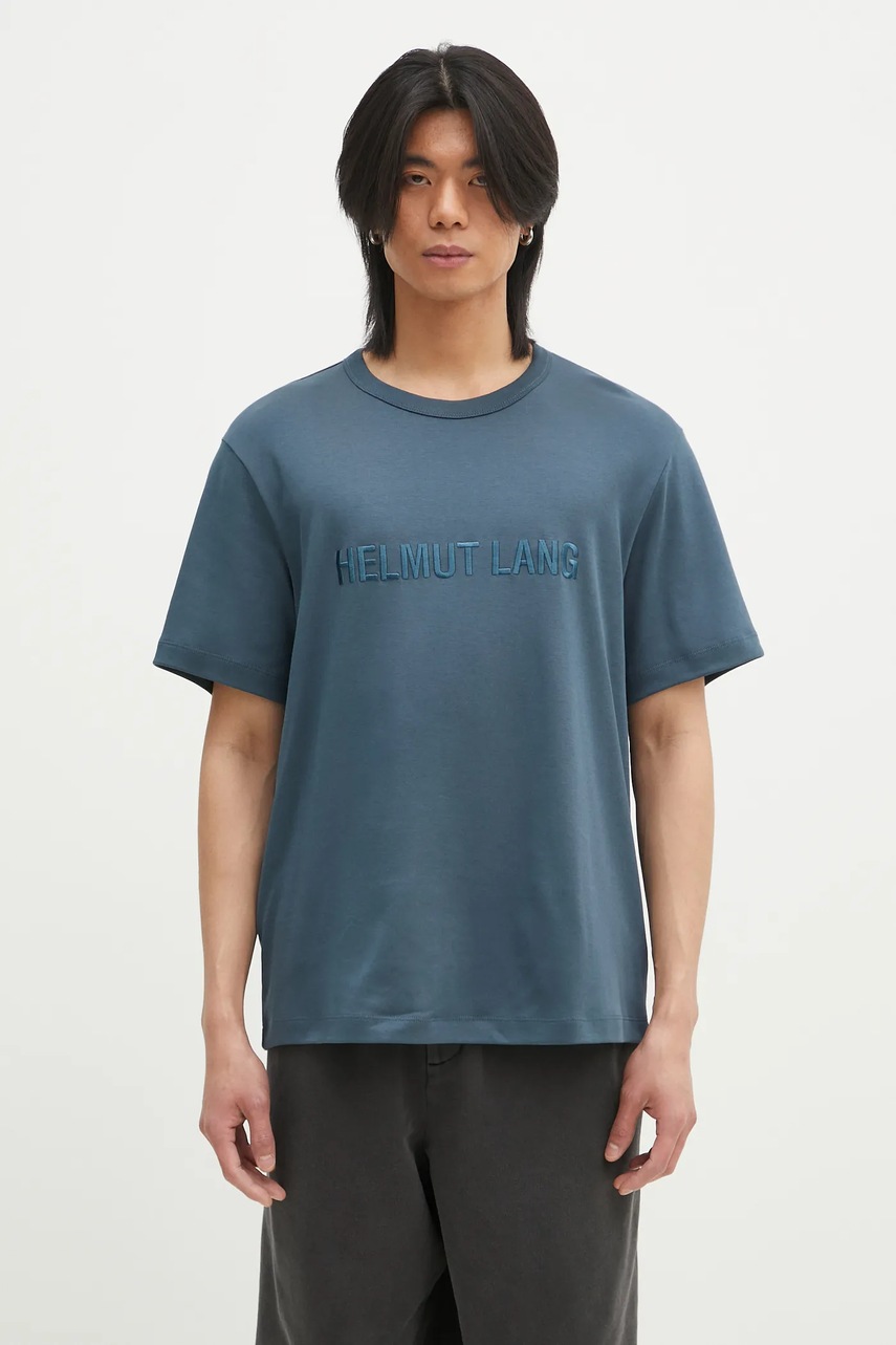 Helmut Lang tricou din bumbac Logo Ov Tee.Hvy Ever