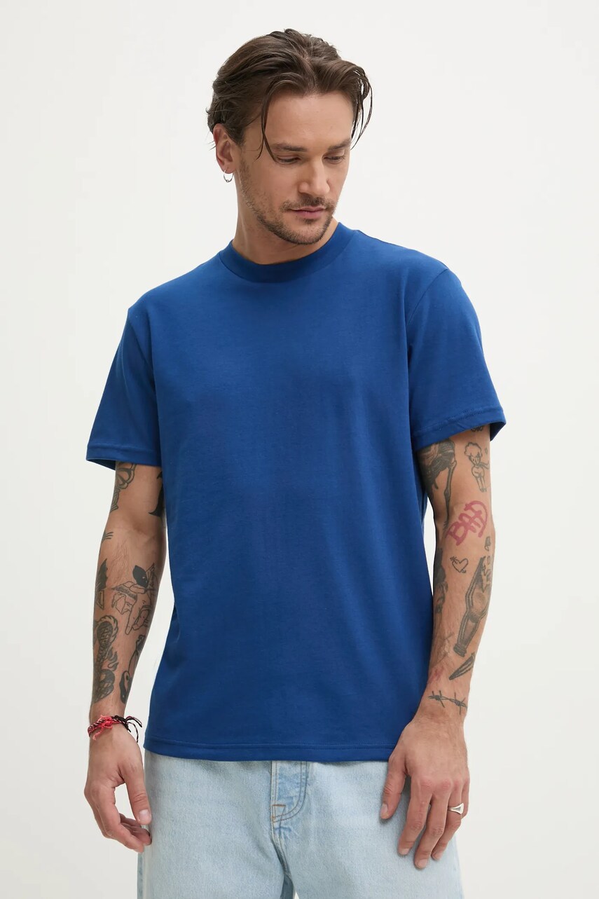Levně Tričko Hollister Co. tmavomodrá barva, KI324-5136