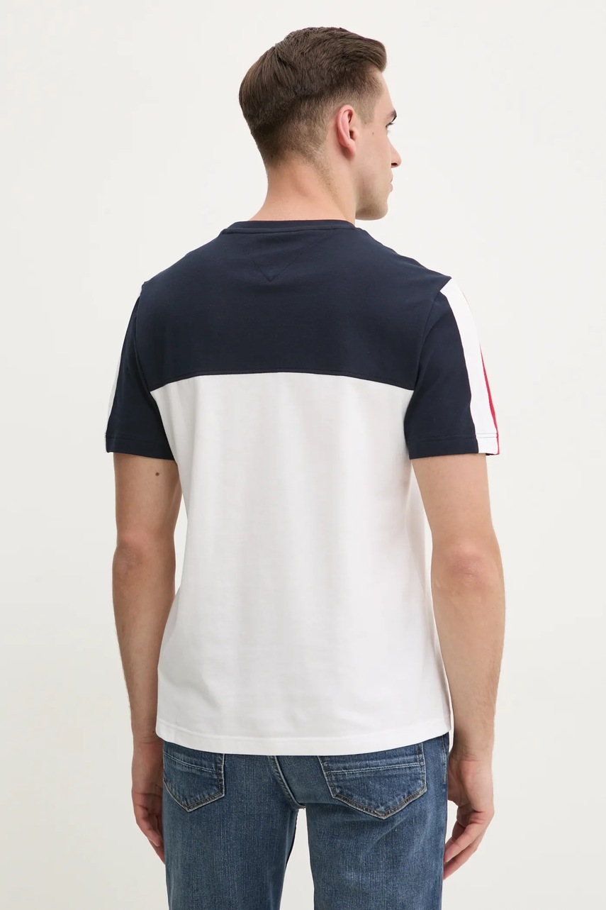 Βαμβακερό μπλουζάκι Tommy Hilfiger ανδρικό, χρώμα: ναυτικό μπλε, MW0MW39170 φωτογραφία