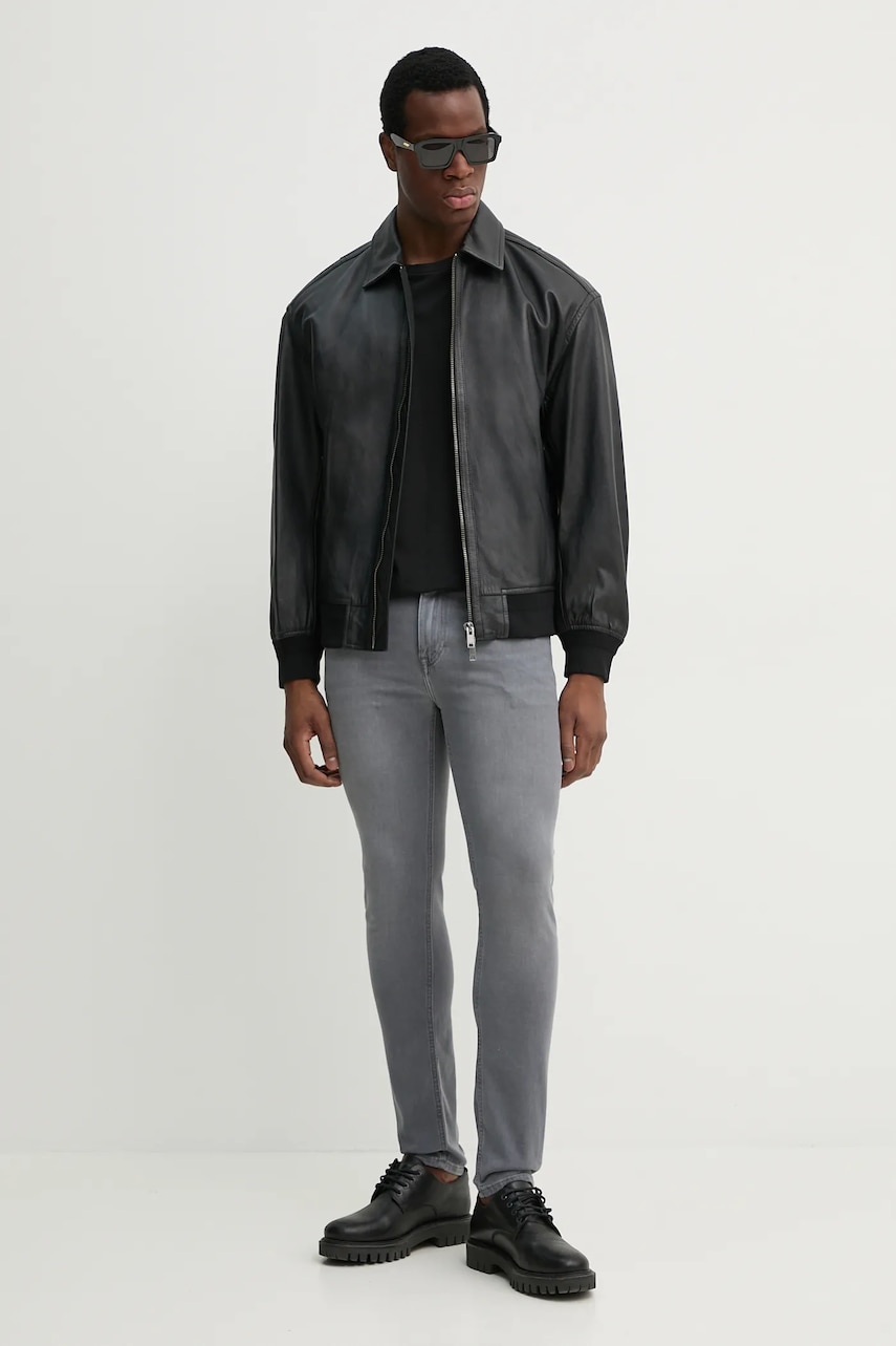 Хлопковая футболка Tommy Hilfiger мужская цвет чёрный однотонная MW0MW38630 Хлопковая футболка Tommy Hilfiger мужская цвет чёрный однотонная MW0MW38630