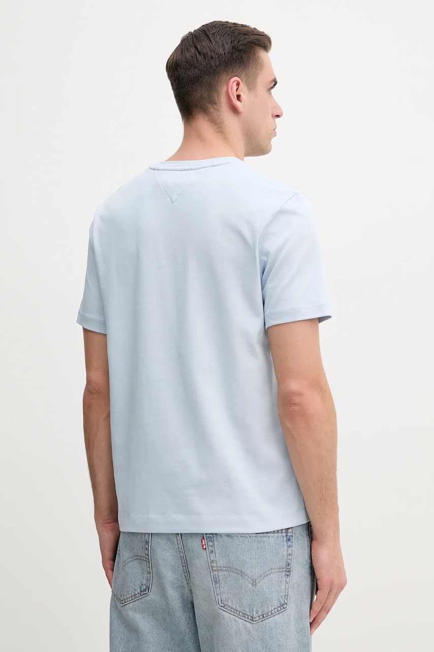 Хлопковая футболка Tommy Hilfiger мужская с аппликацией MW0MW39256 Хлопковая футболка Tommy Hilfiger мужская с аппликацией MW0MW39256