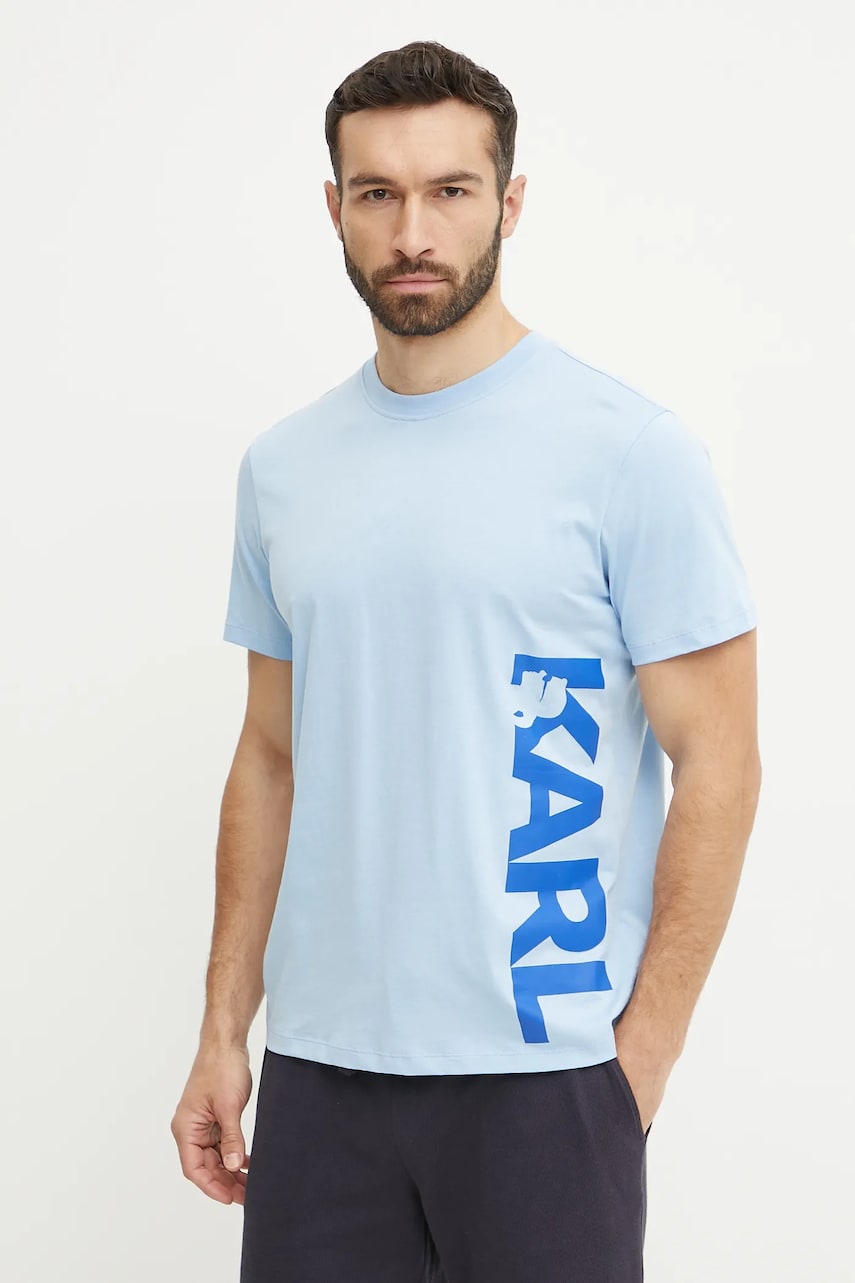Karl Lagerfeld tricou din bumbac bărbați, cu imprimeu, A2M46038