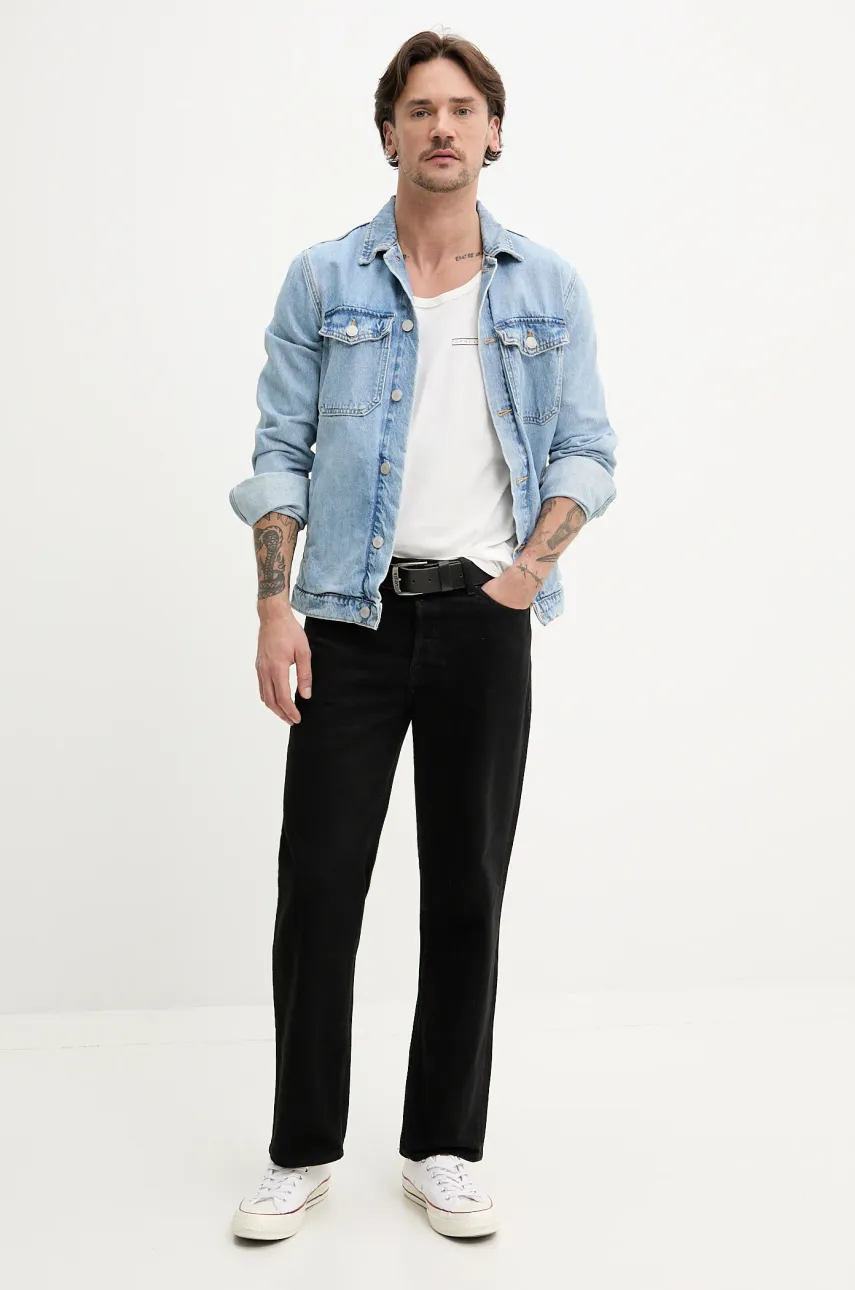 Хлопковая футболка Tommy Jeans цвет белый DM0DM20790 Хлопковая футболка Tommy Jeans цвет белый DM0DM20790