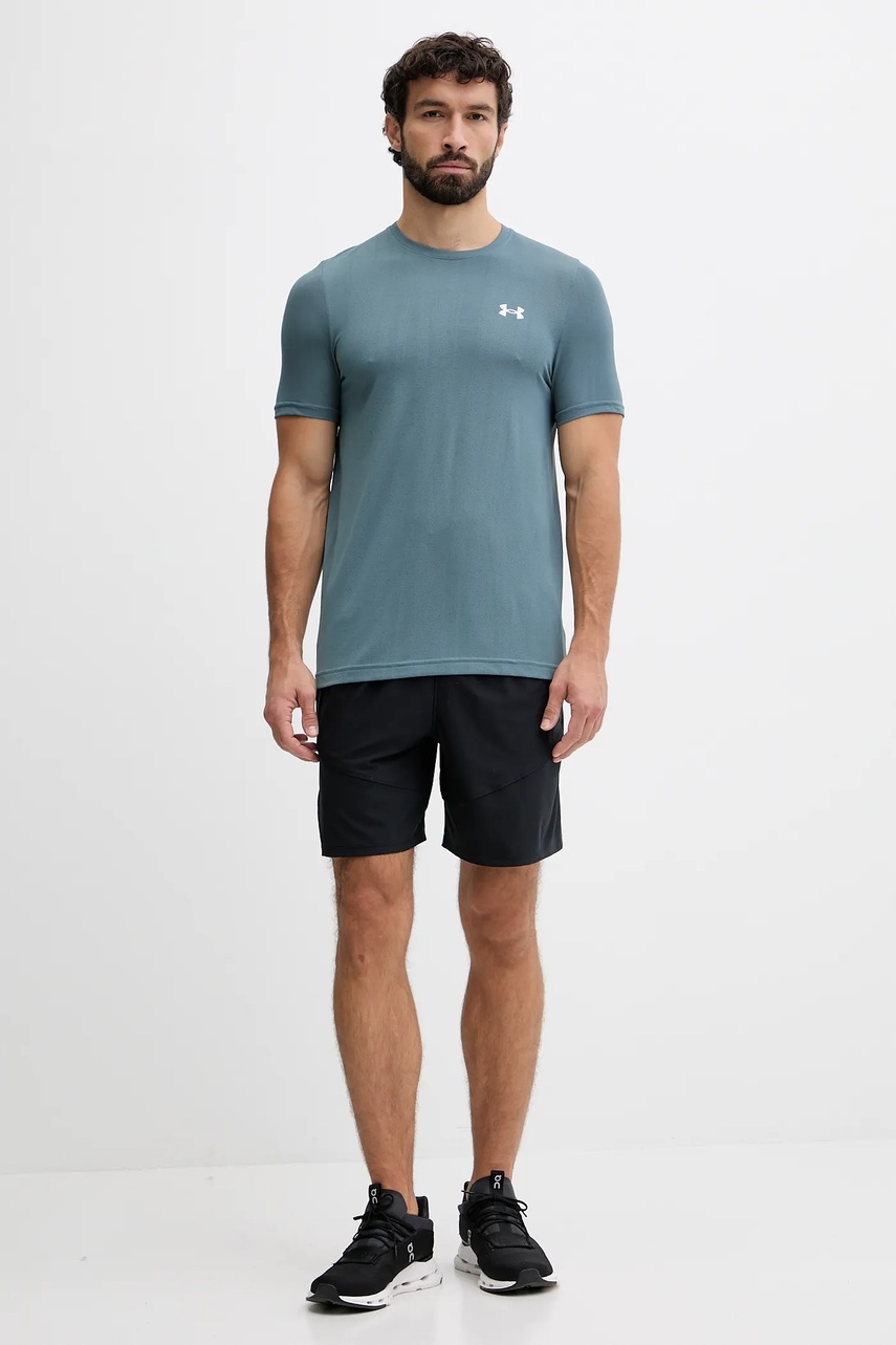Μπλουζάκι προπόνησης Under Armour Vanish Seamless χρώμα: ναυτικό μπλε, 1388129 φωτογραφία