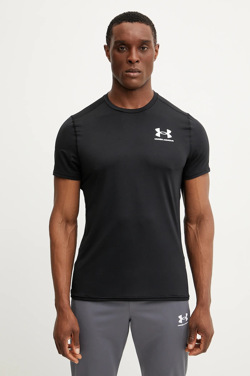 Levně Tréninkové tričko Under Armour černá barva, 6000939