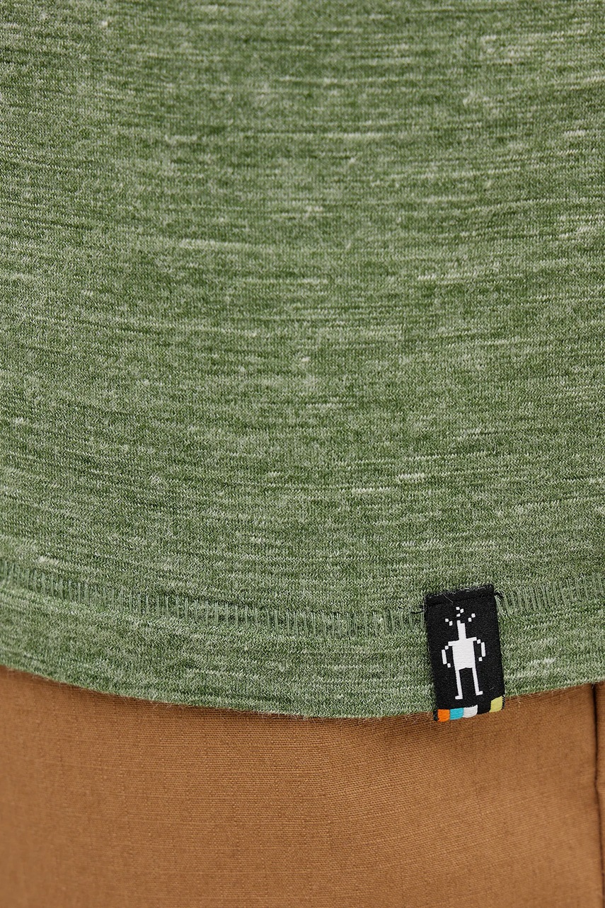 Αθλητικό μπλουζάκι Smartwool χρώμα: πράσινο, SW002758 φωτογραφία