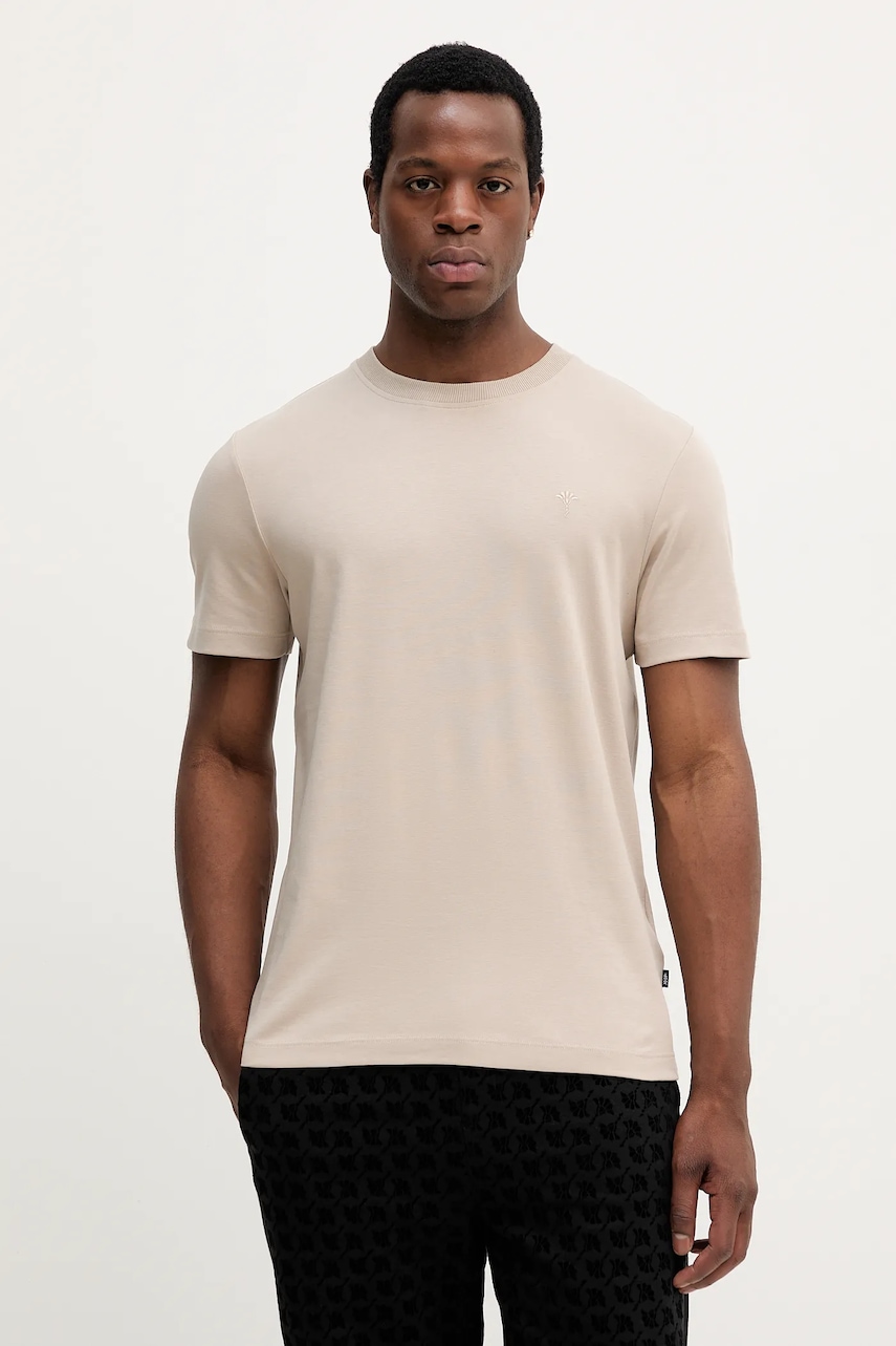 Joop! tricou din bumbac culoarea bordo, uni, 30045539