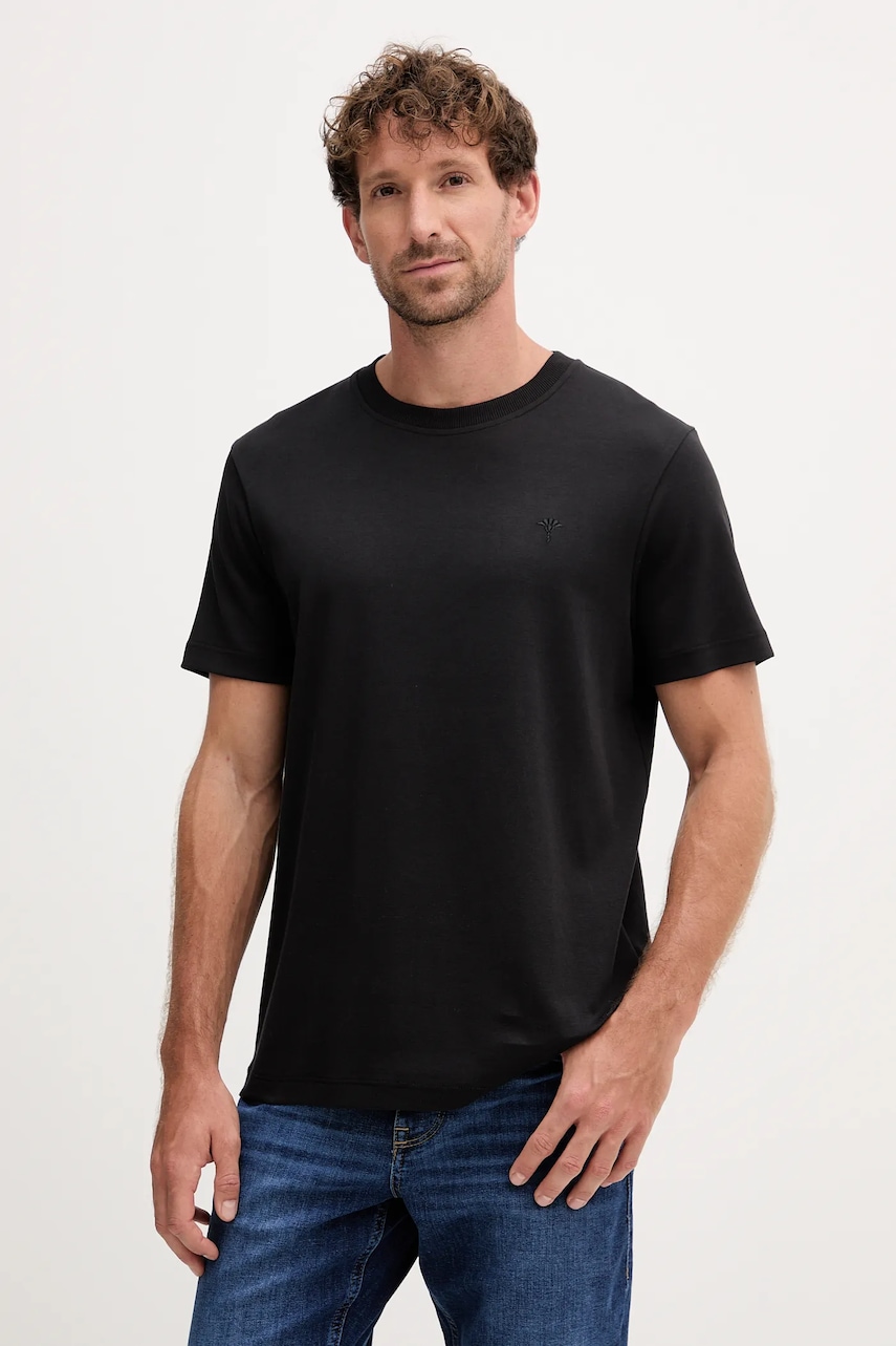 Joop! tricou din bumbac culoarea bordo, uni, 30045539